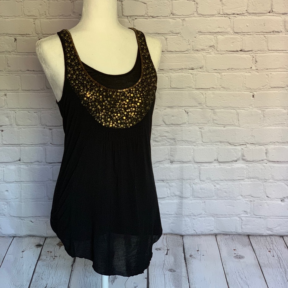 Kensie Embellished Racerback Tank Top